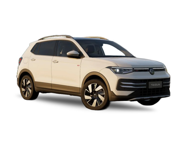 Volkswagen Taigun in Candy White color