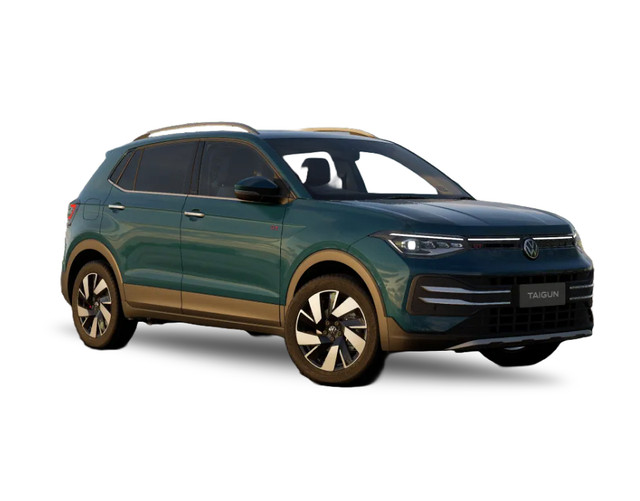 Volkswagen Taigun in Lava Blue Metallic color