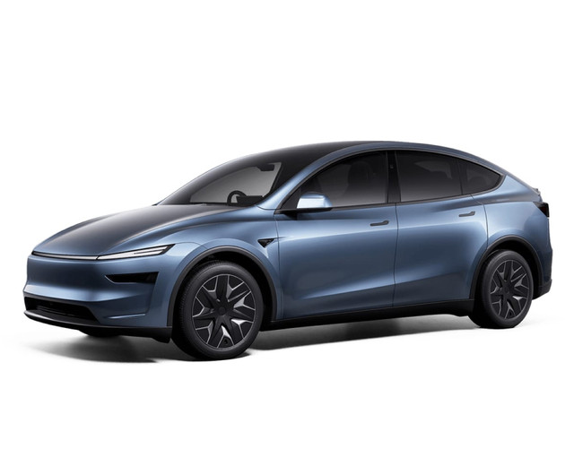 Tesla Model Y in Glacier Blue color
