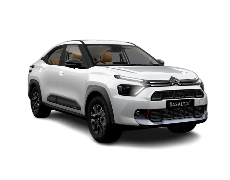 Citroen Basalt Max Turbo X DT - POLAR WHITE (Perla Nera Black)
