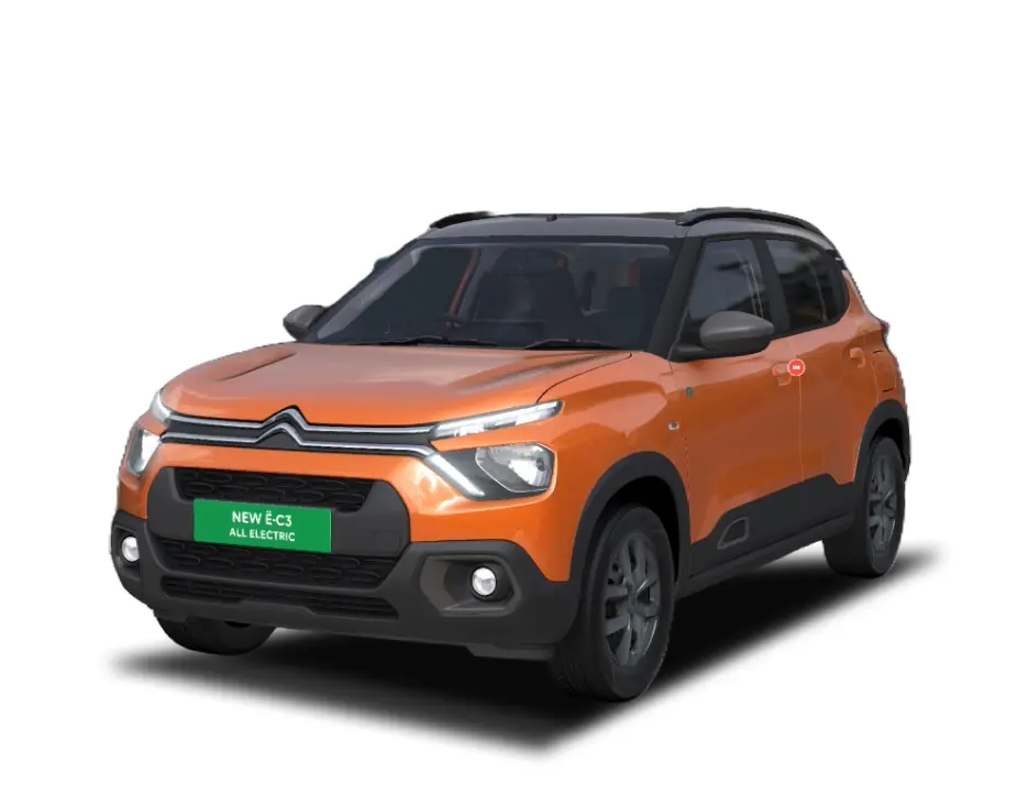 Citroen eC3 2023-2026 in Zesty Orange with Polar Grey