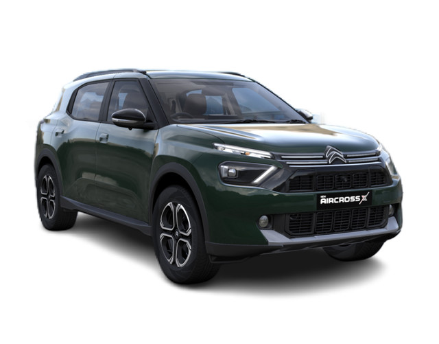 Citroen Aircross X in DEEP FOREST GREEN color