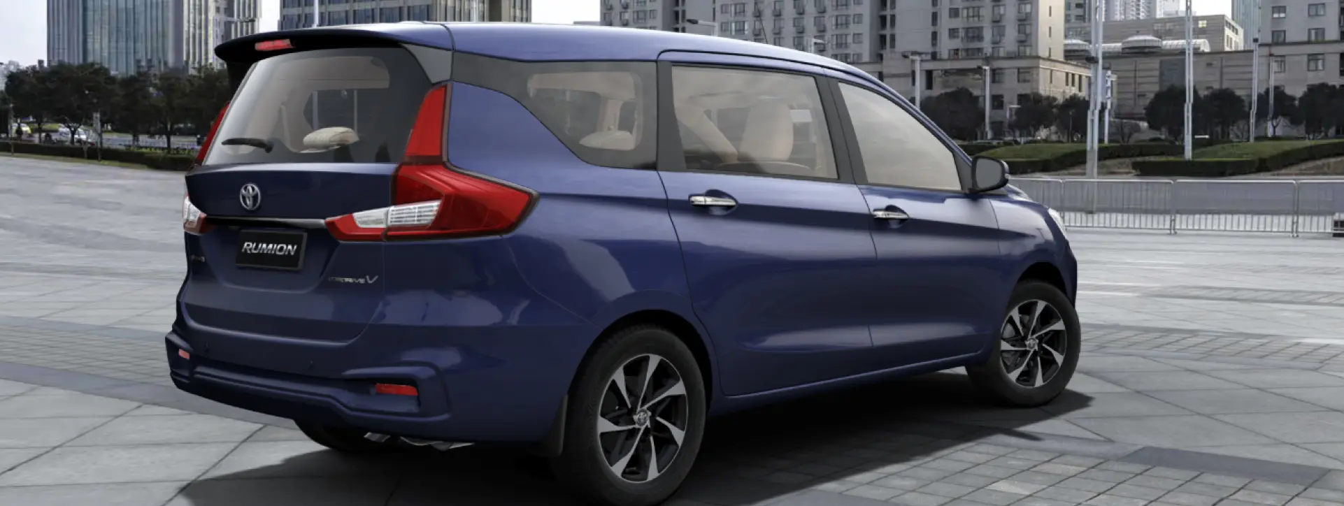 Toyota Rumion Rear Right View