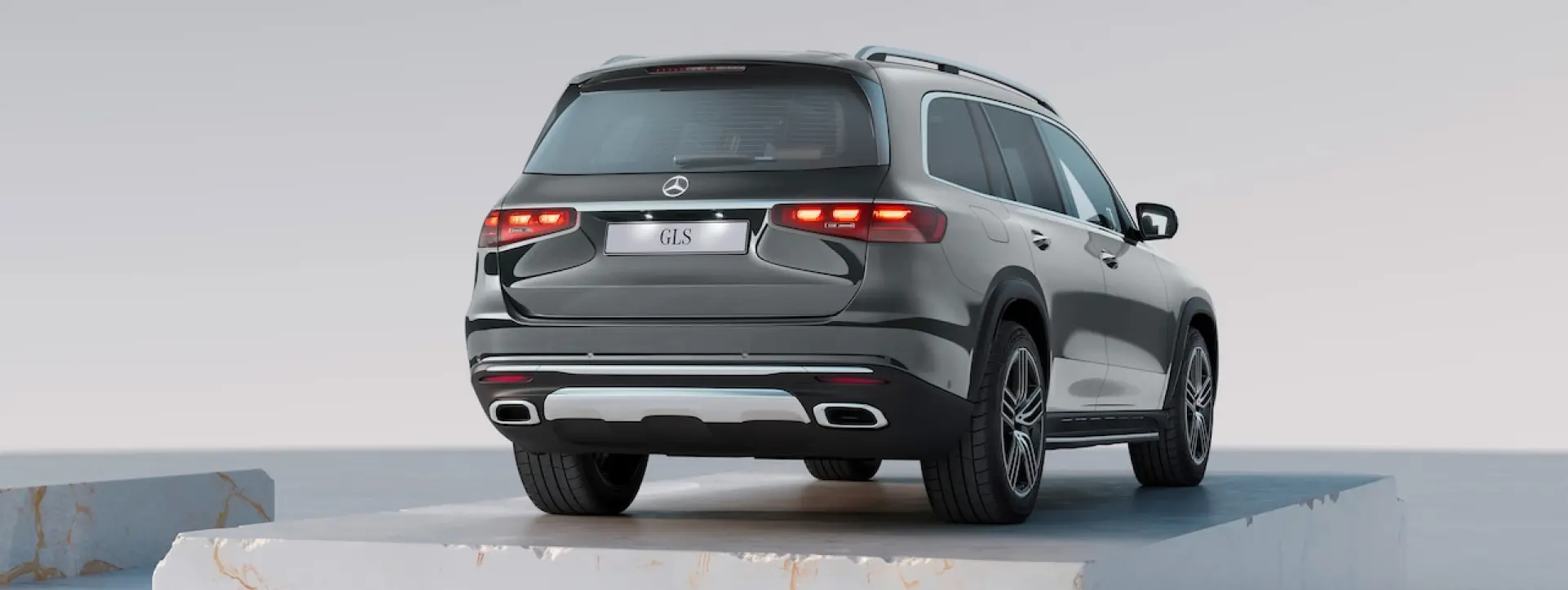Mercedes-Benz GLS Rear Right Three Quarter
