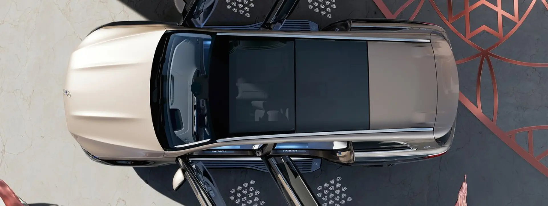 Mercedes-Benz Maybach GLS Top View