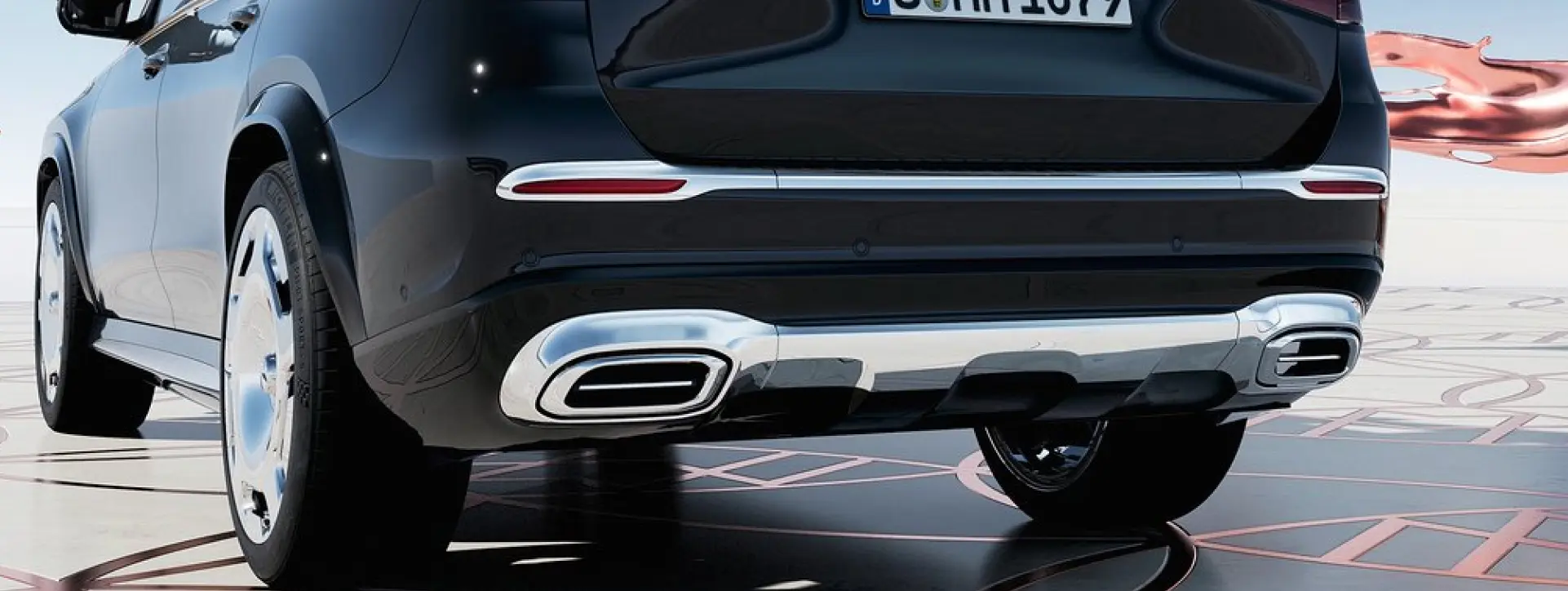 Mercedes-Benz Maybach GLS Exhaust Pipe