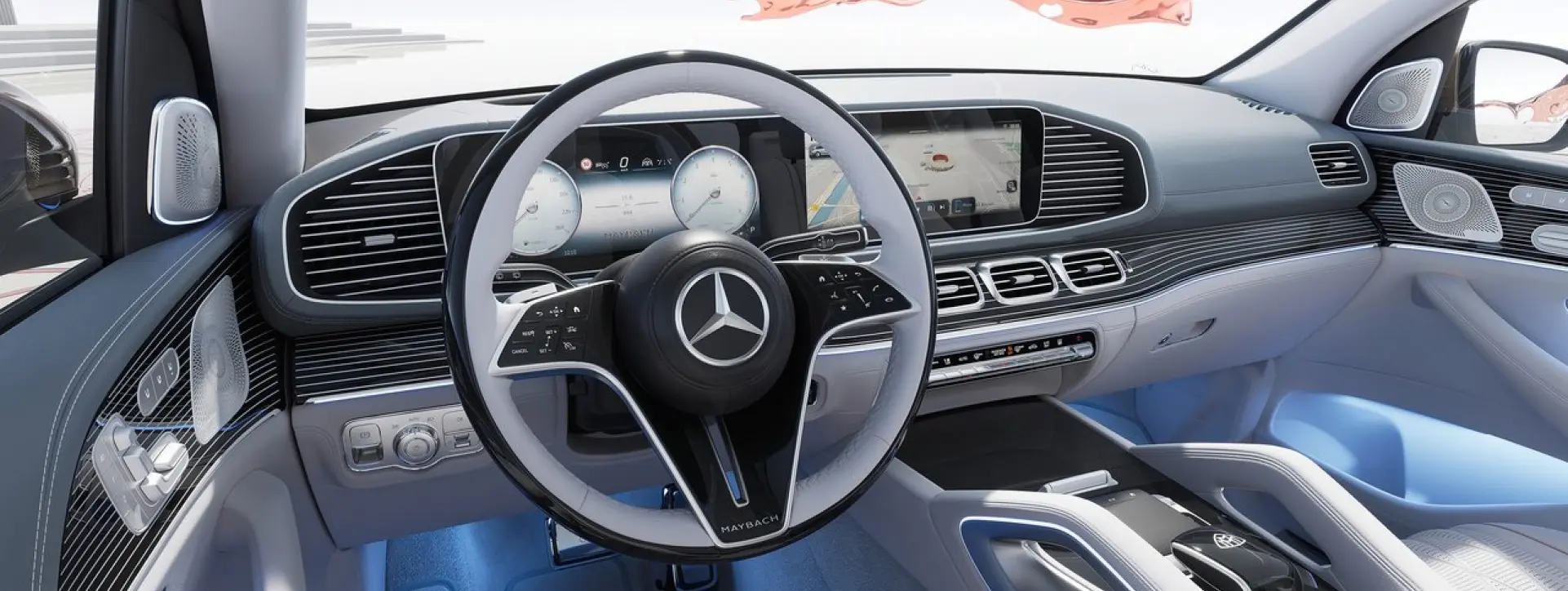 Mercedes-Benz Maybach GLS Steering Wheel