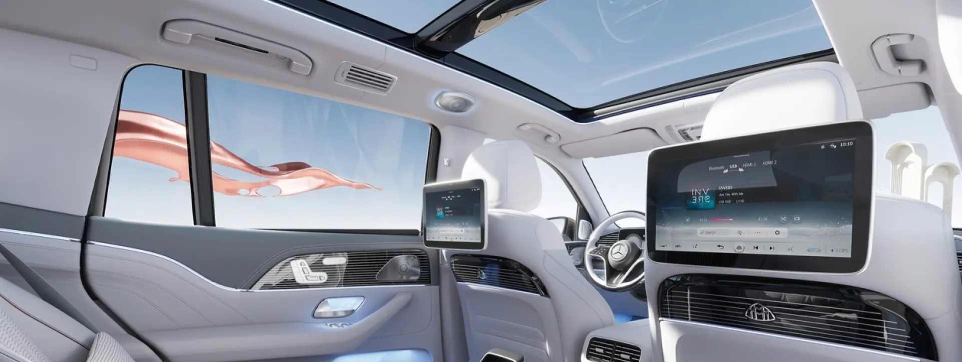 Mercedes-Benz Maybach GLS Rear Entertainment System