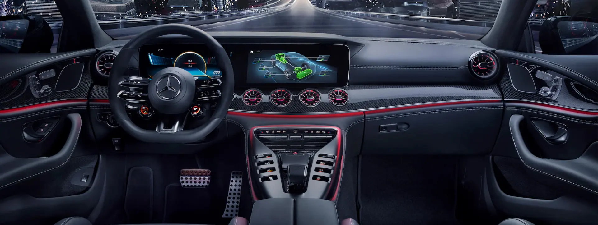 Mercedes-Benz AMG GT 4-door Coupe Dashboard