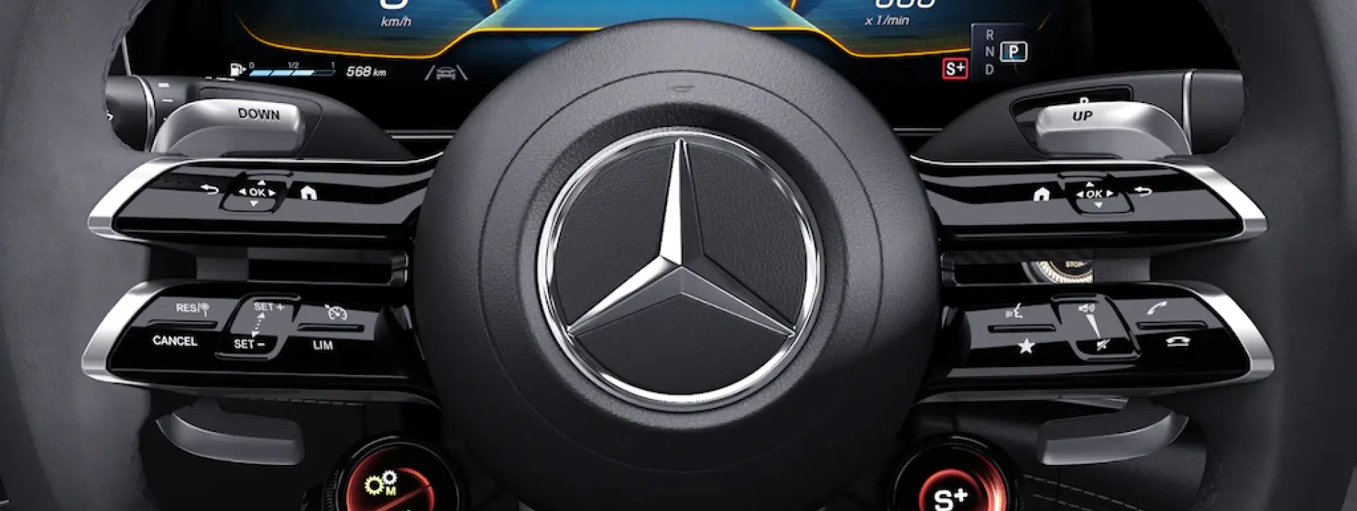 Mercedes-Benz AMG GT 4-door Coupe Steering Wheel
