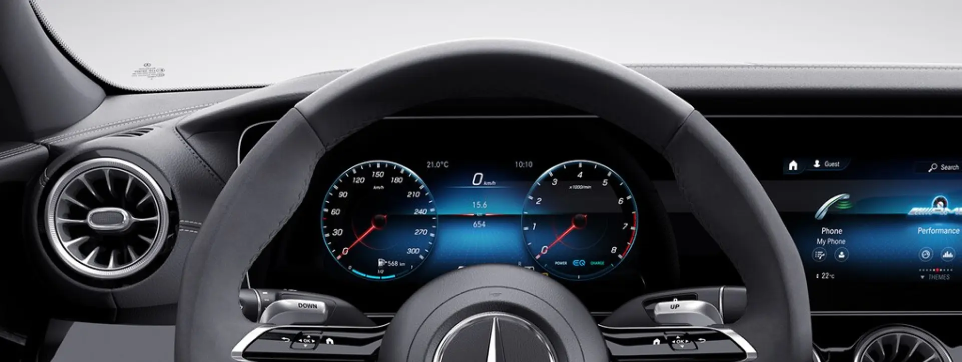Mercedes-Benz AMG GT 4-door Coupe Instrument Cluster