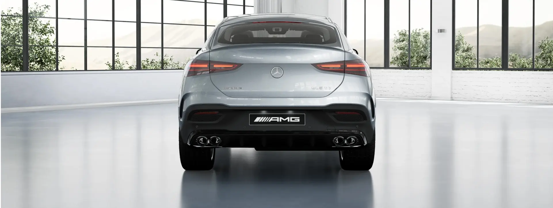 Mercedes-Benz GLE Coupe Rear View
