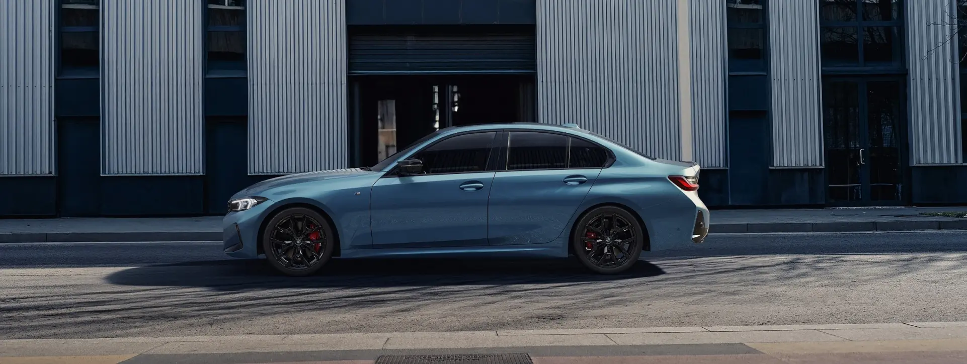 BMW M340i Left Side View (Outdoor)