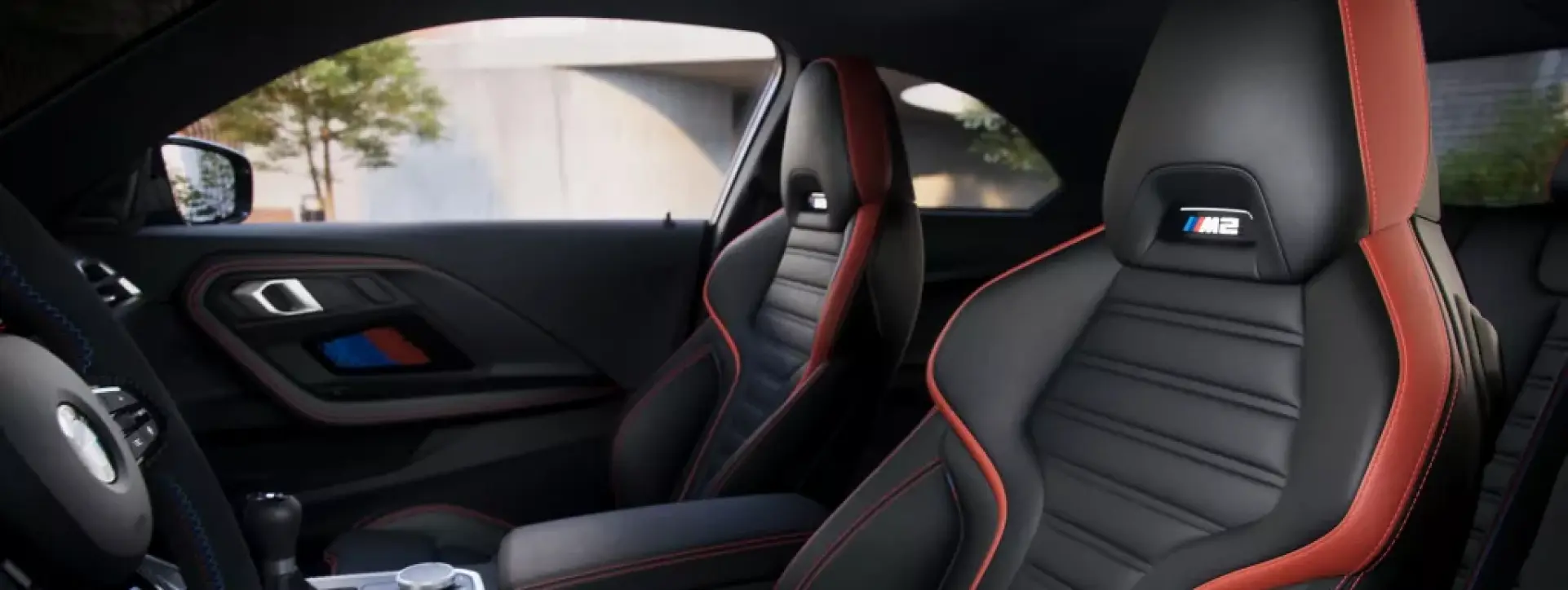 BMW M2 Illuminated M2 logo and Head Rests