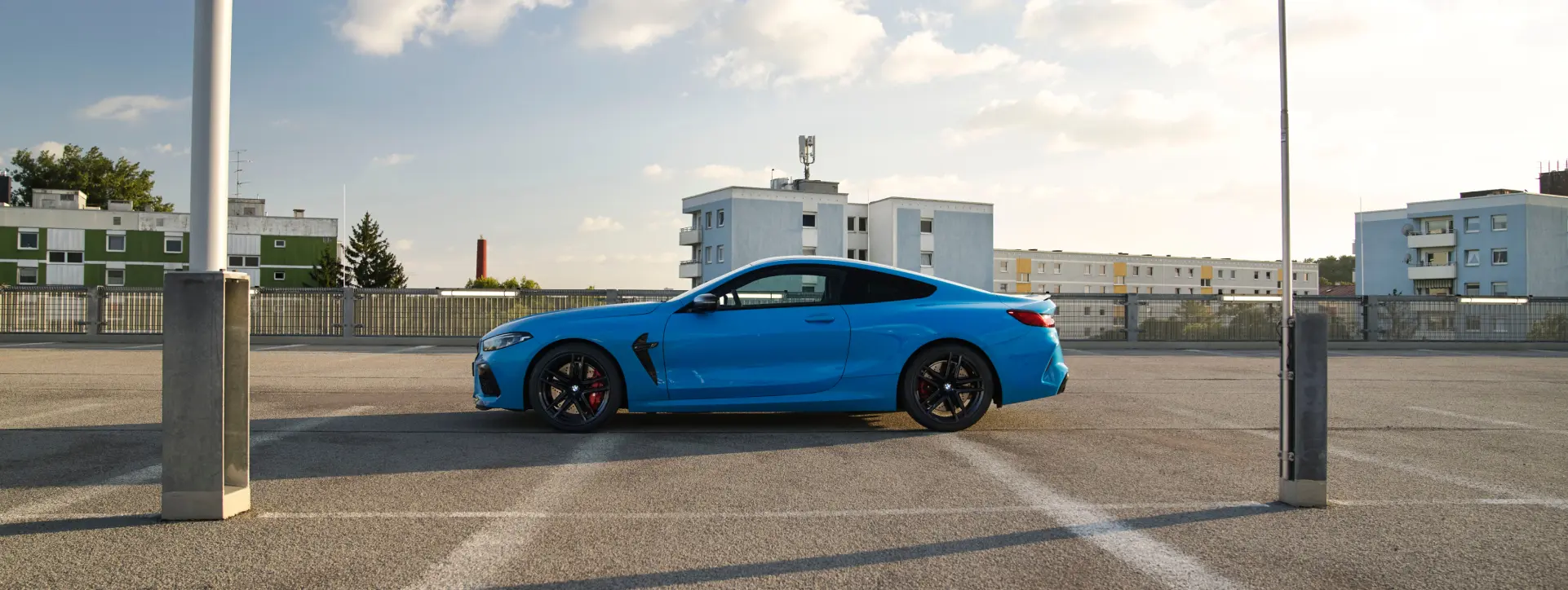 BMW M8 Left Side View