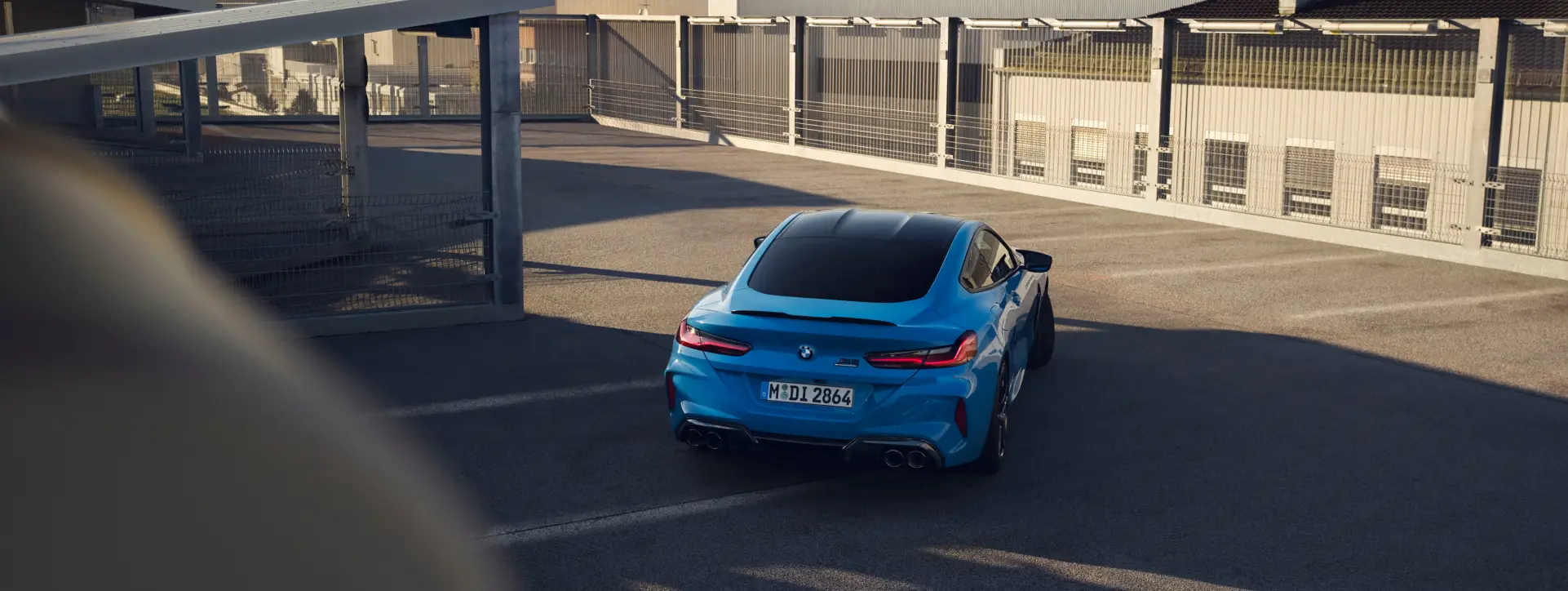 BMW M8 Rear Top View