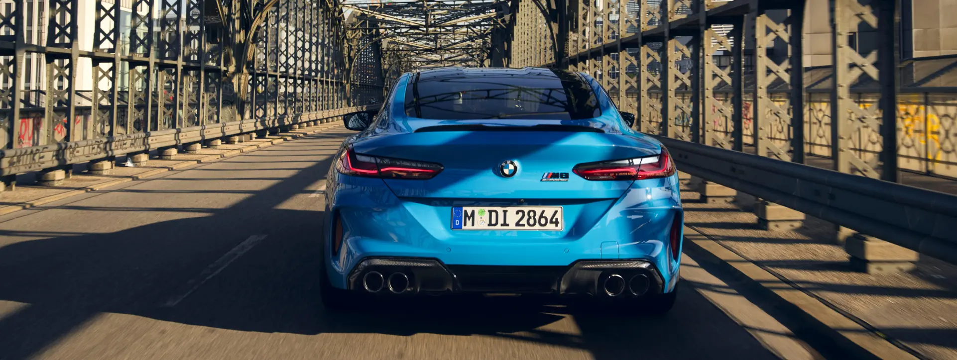 BMW M8 Rear View