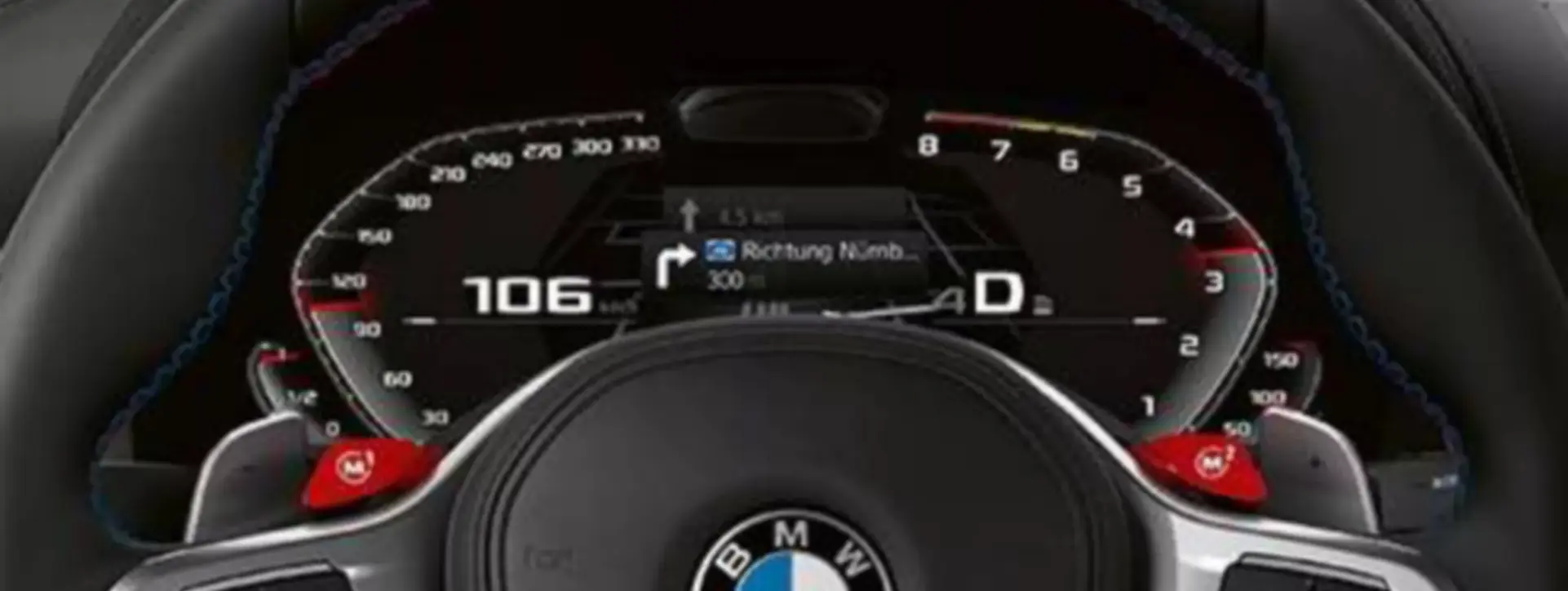 BMW M8 Instrument Cluster