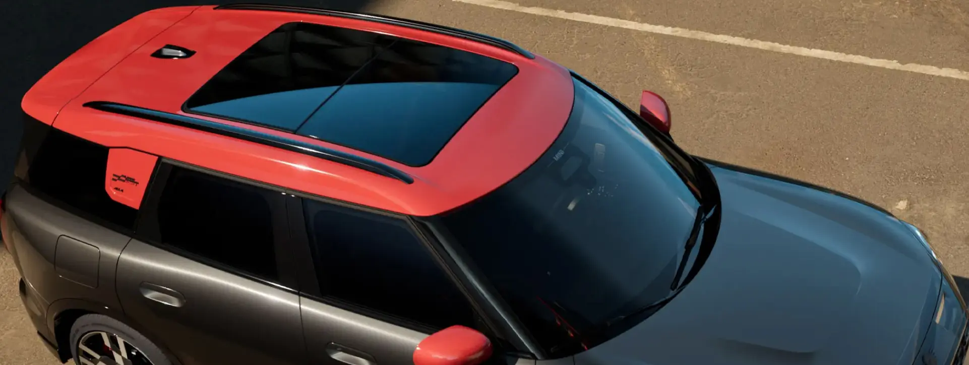 Mini Countryman Top Right View