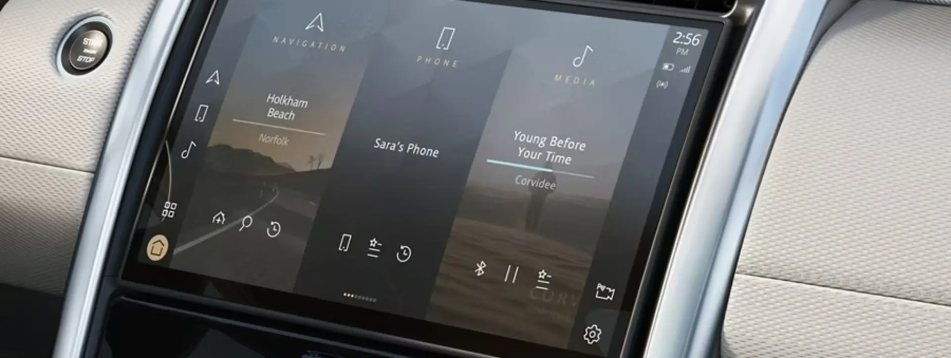 Land Rover Discovery Dashboard Screen
