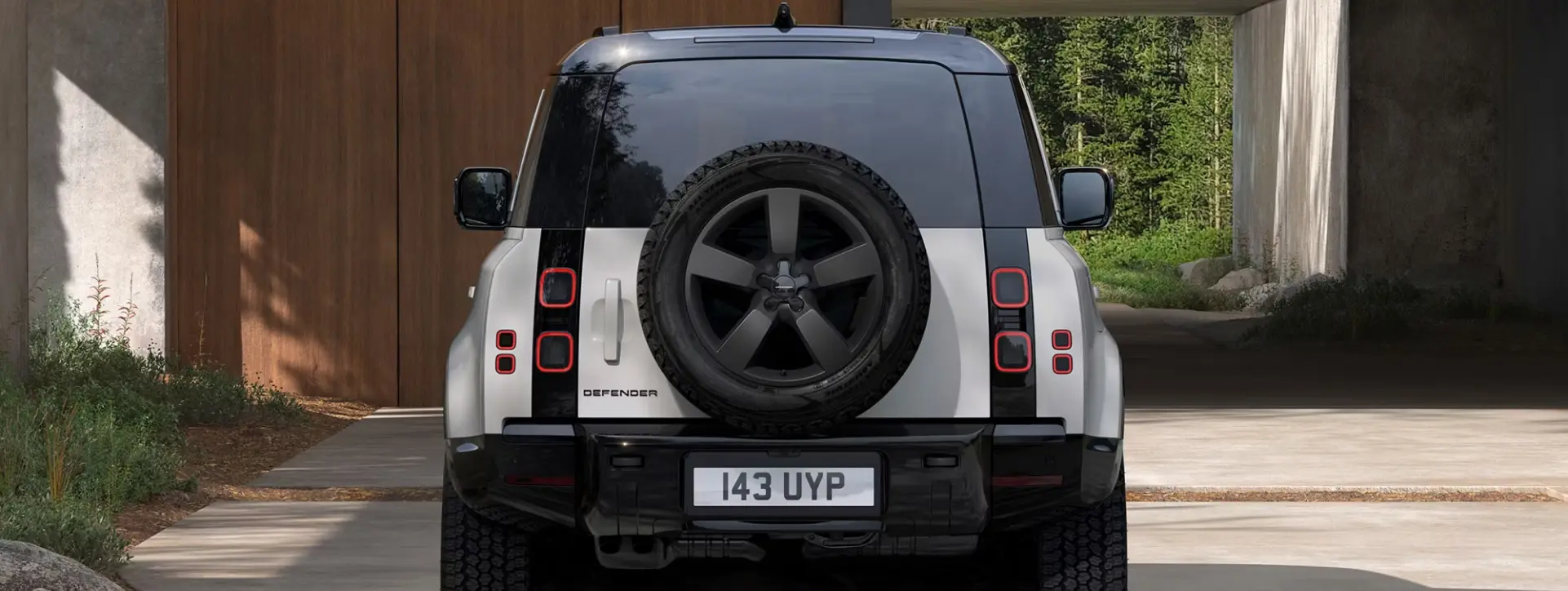 Land Rover Defender 90 Rear View