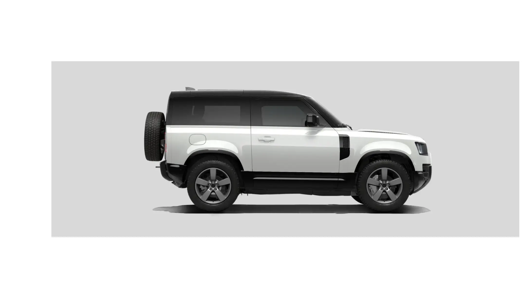 Land Rover Defender 90 Side View (Right)