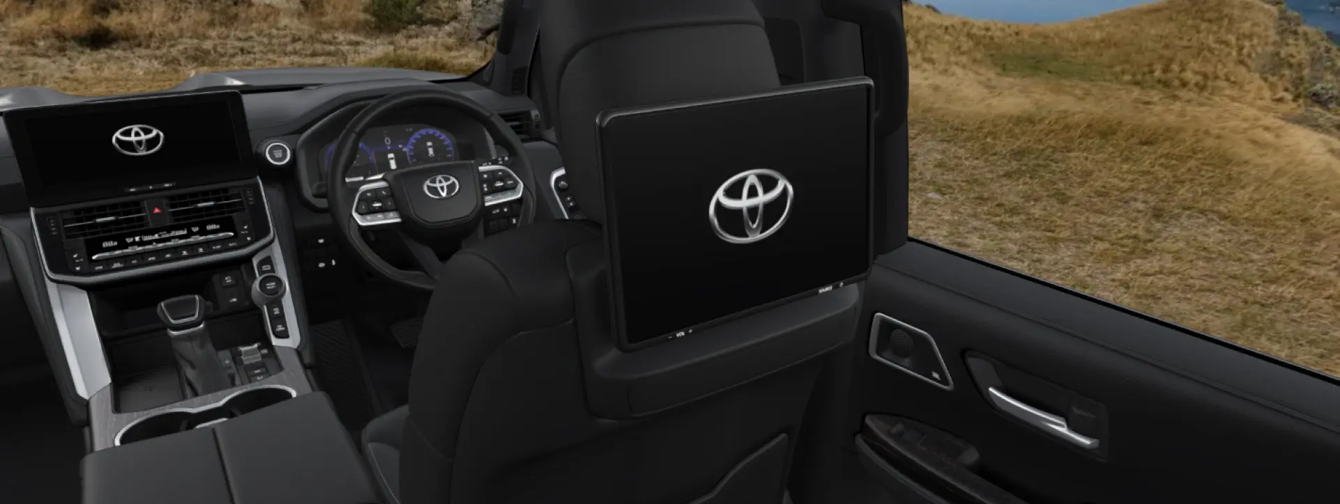 Toyota Land Cruiser 300 Passenger Entertainment
