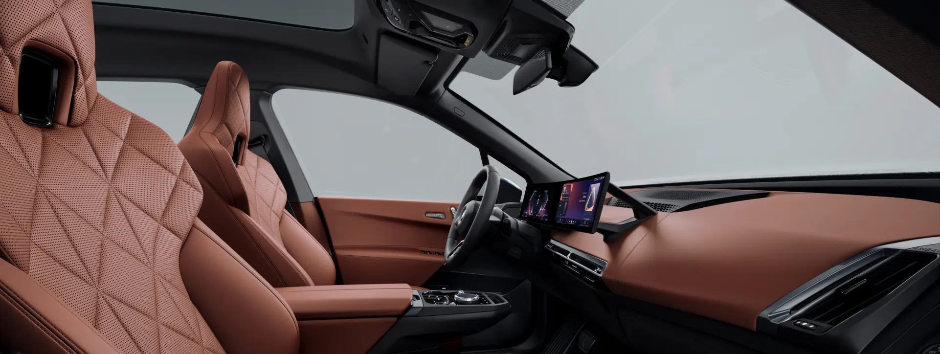 BMW iX Seats Passenger Side View