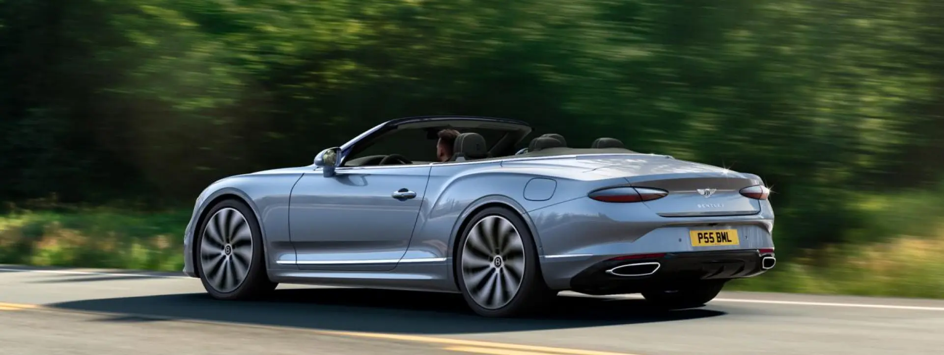 Bentley Continental Rear Left View