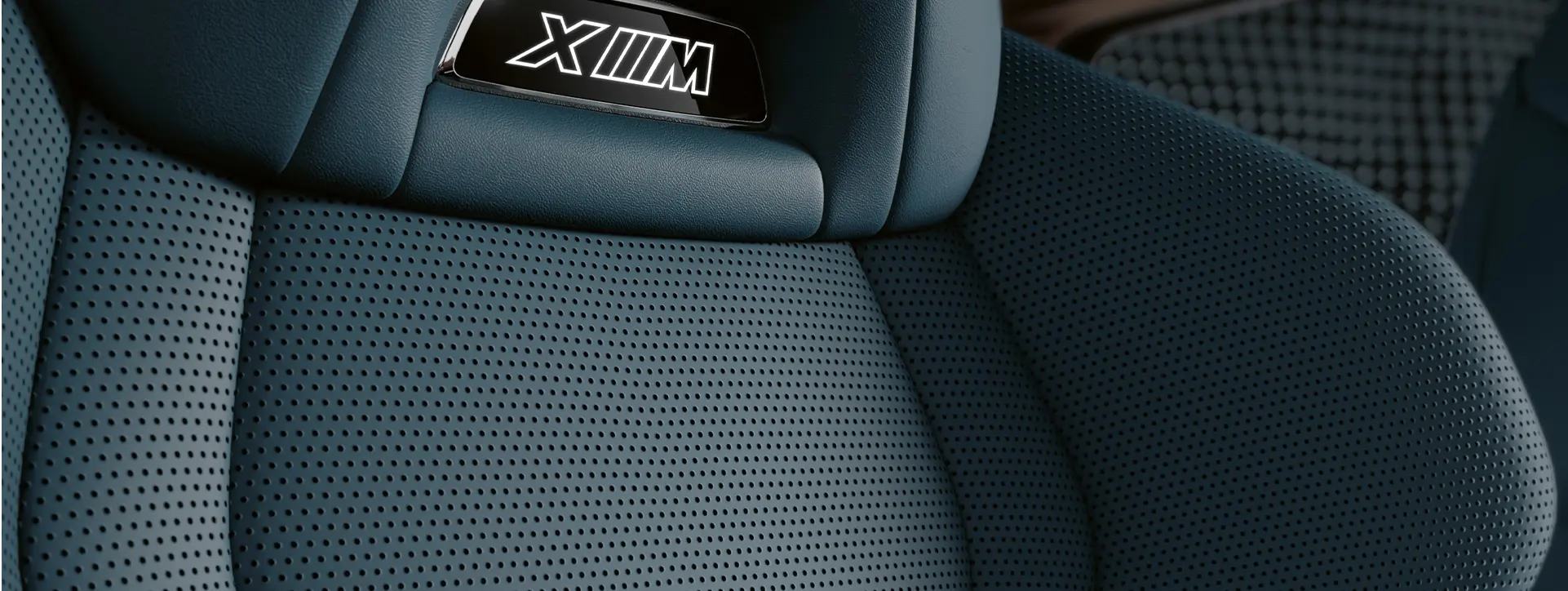 BMW XM Multifunctional Seats with Illuminated M Badge