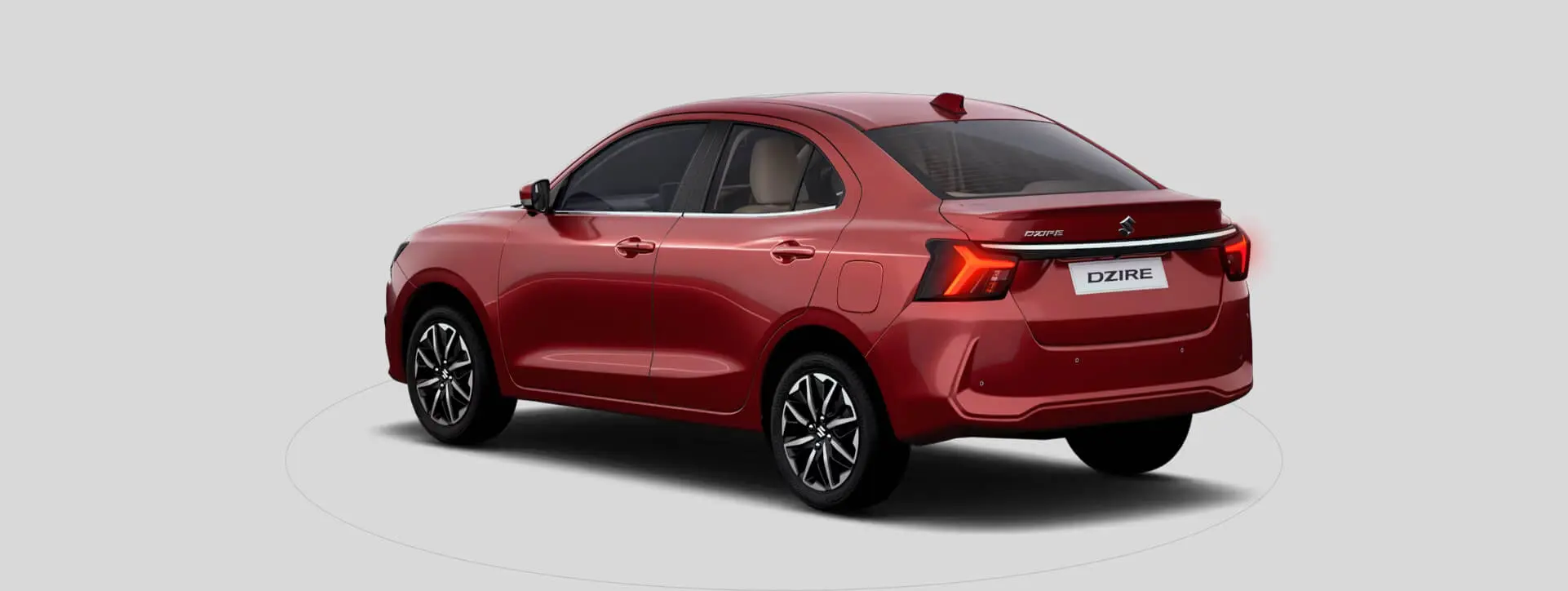 Maruti Suzuki Dzire rear left side view