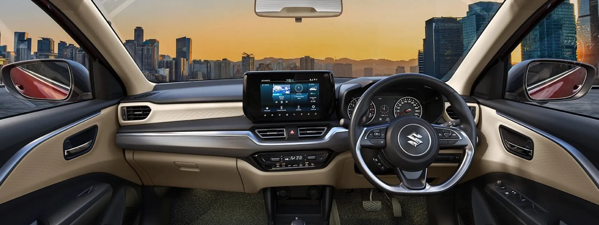 Maruti Suzuki Dzire dashboard