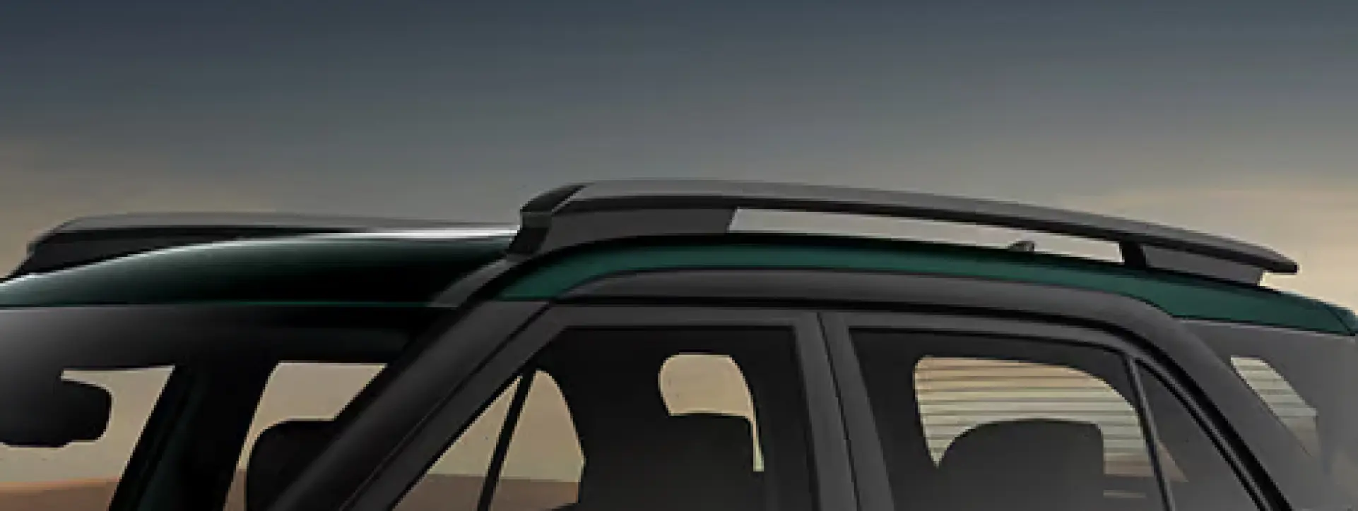 Hyundai Alcazar Bridge type roof rails (Black)