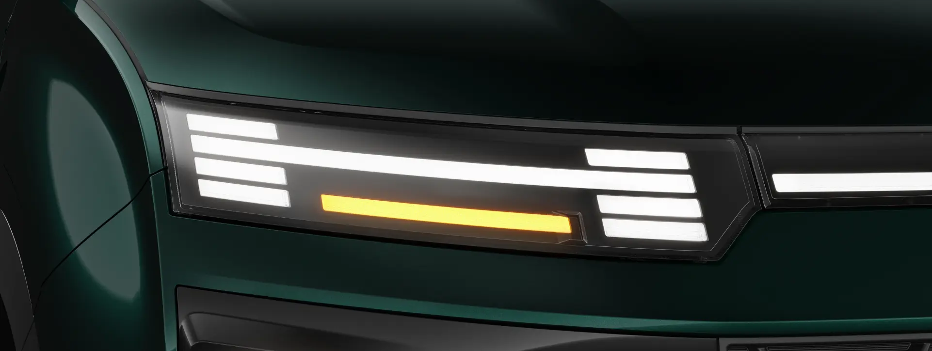 Hyundai Alcazar H shaped DRLs