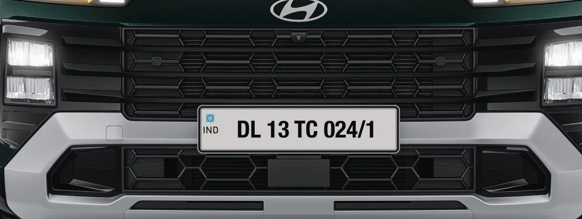 Hyundai Alcazar Dark chrome radiator grille