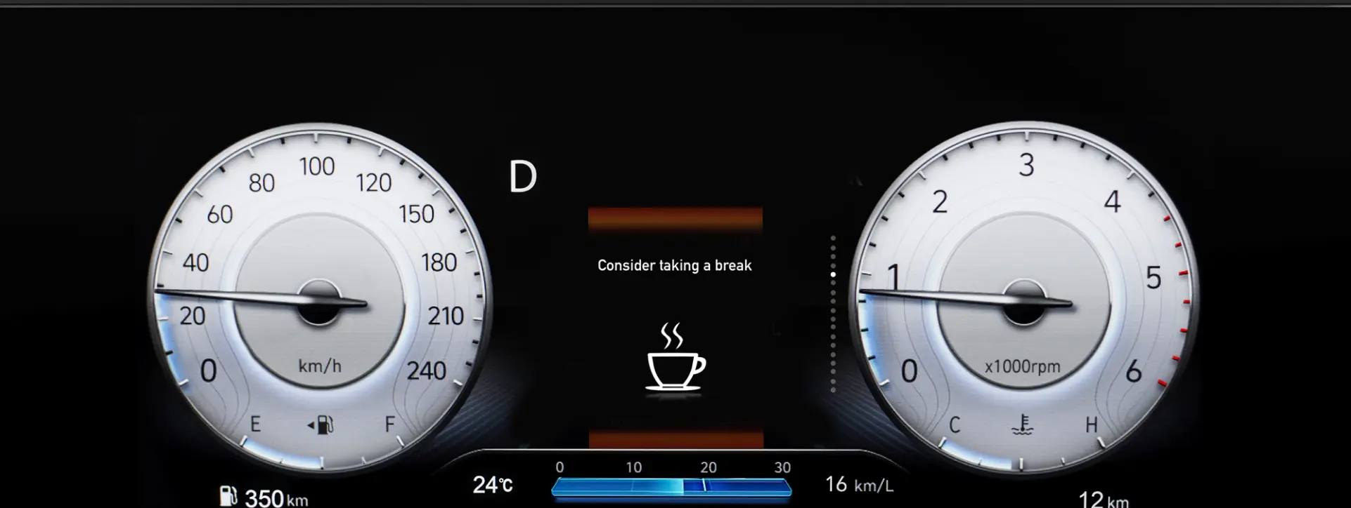 Hyundai Alcazar Driver Attention Warning (DAW)