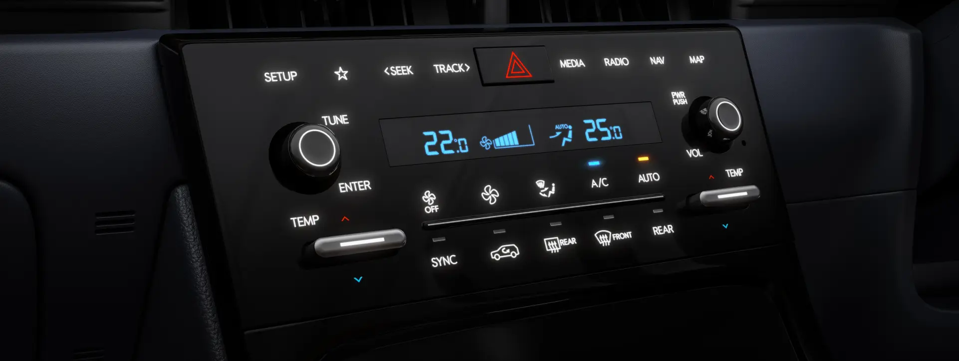 Hyundai Alcazar Dual zone automatic temperature control