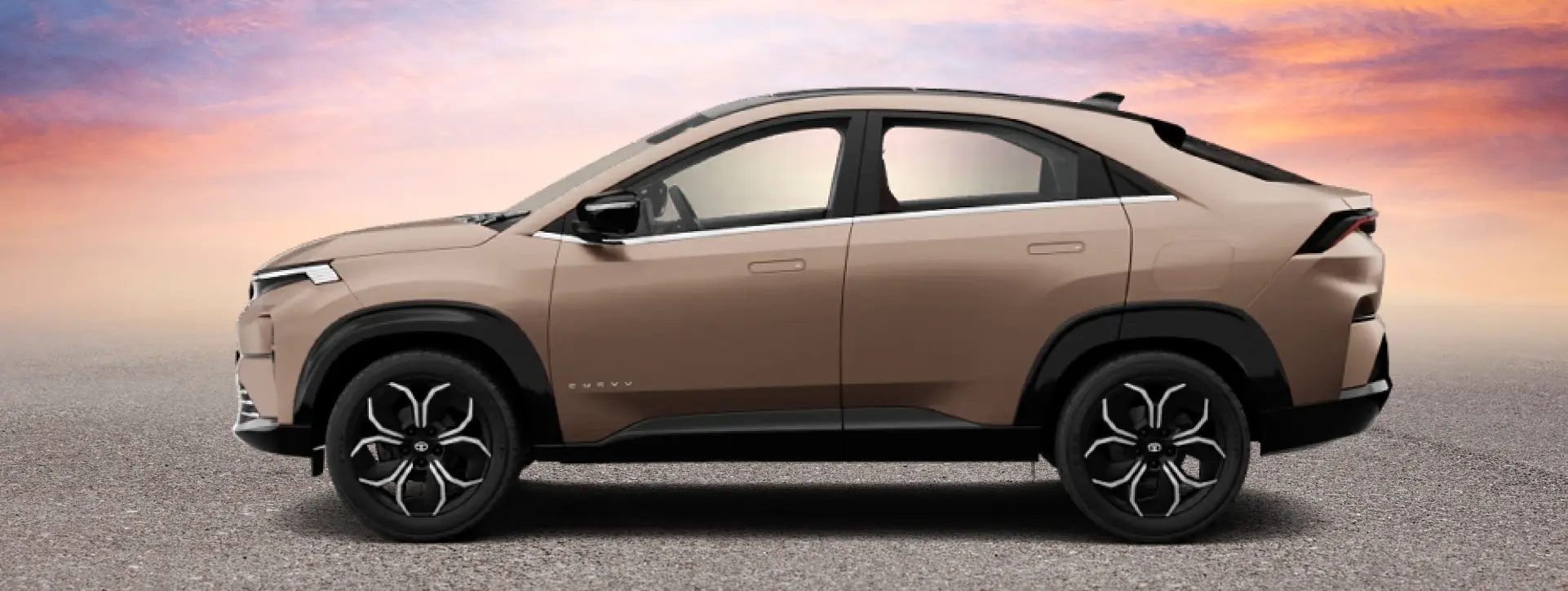 Tata Curvv Side View