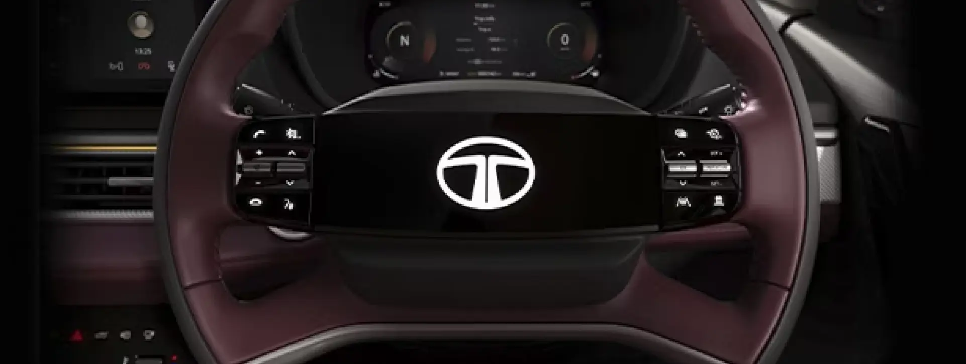 Tata Curvv Digital Steering Wheel