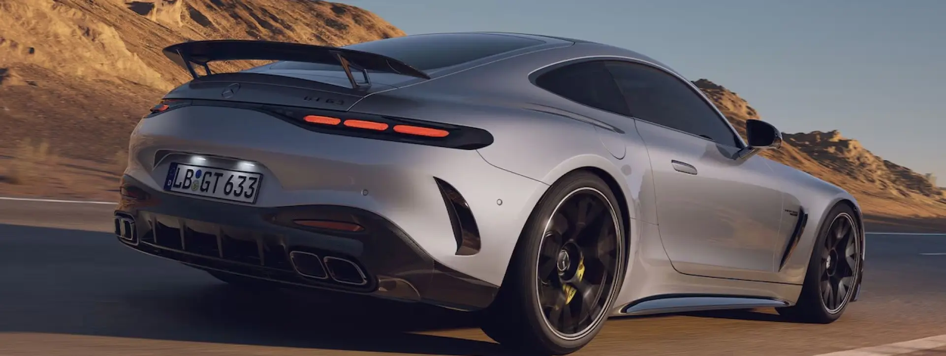 Mercedes-Benx AMG GT Coupe Rear View