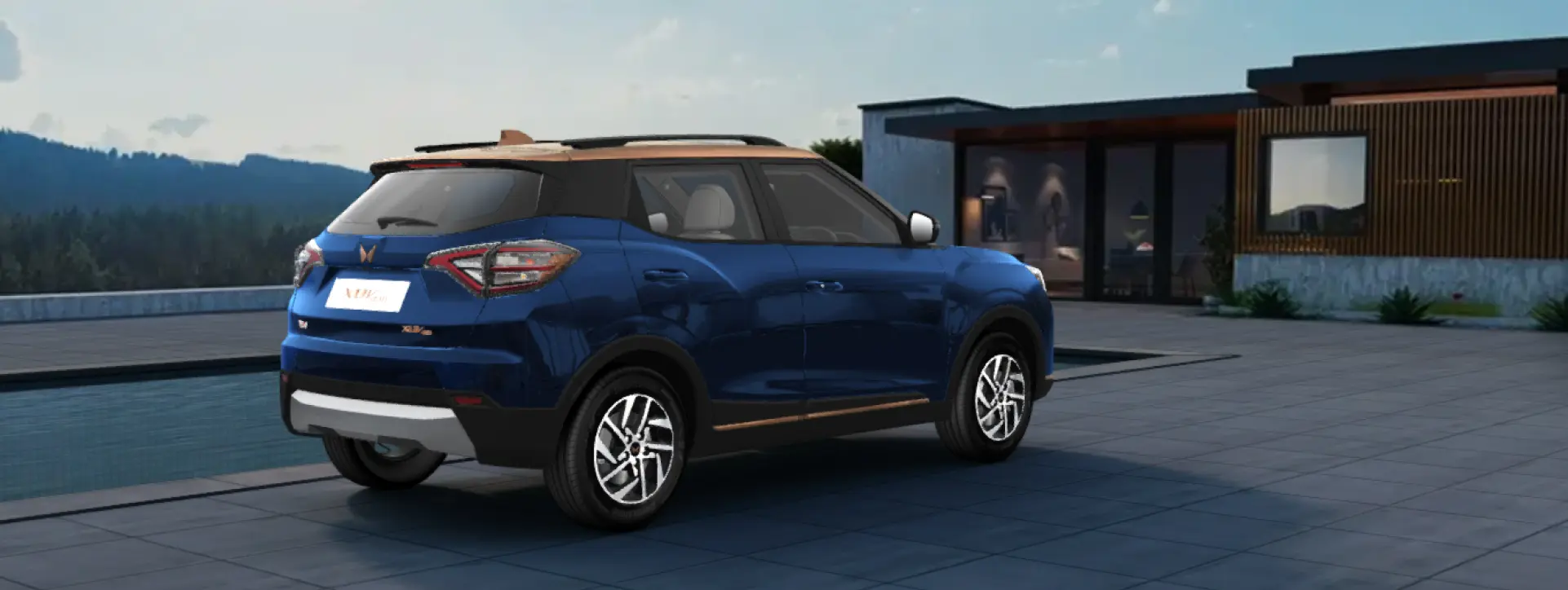 Mahindra XUV 400 Rear Right View