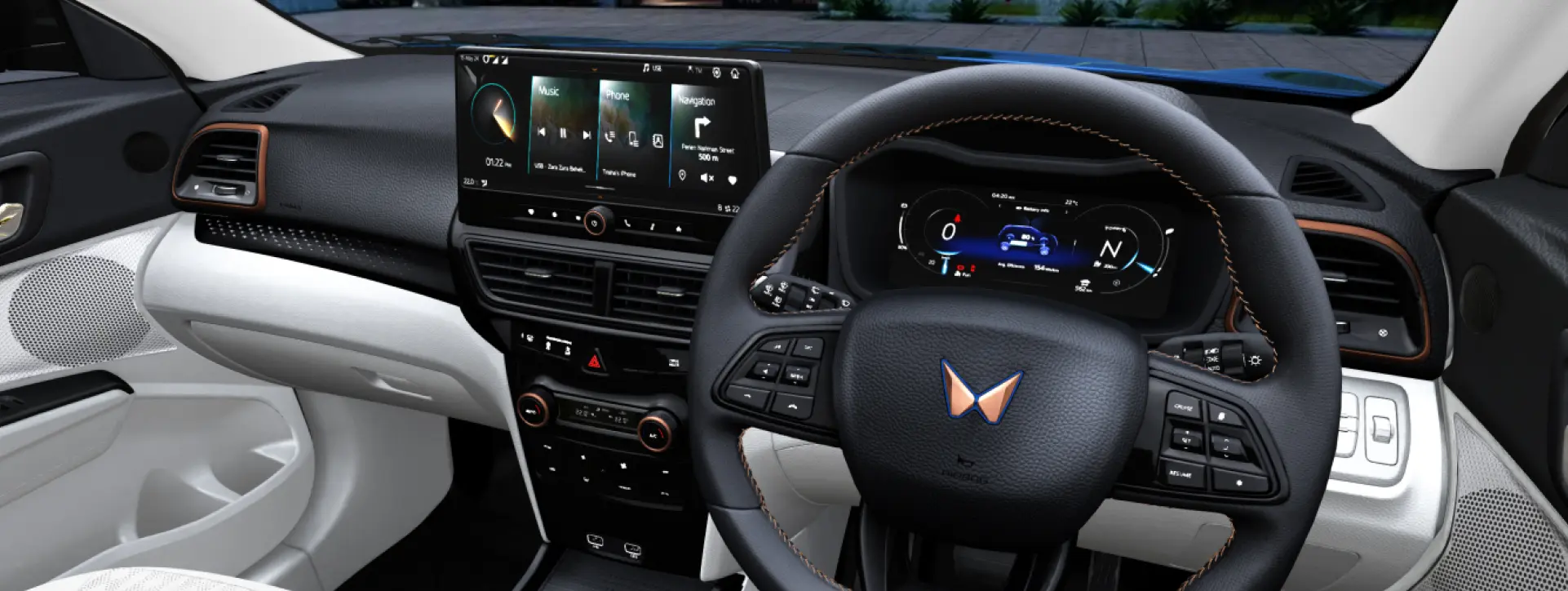 Mahindra XUV 400 Dashboard Driver View