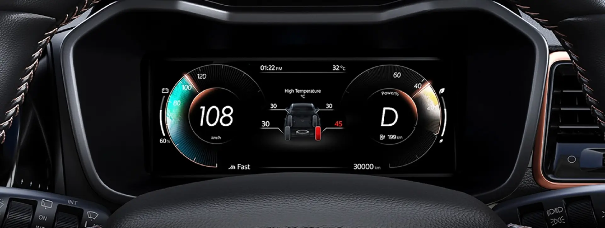 Mahindra XUV 400 Instrumental Cluster