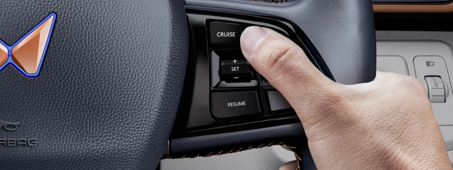 Mahindra XUV 400 Steering Wheel Control Buttons