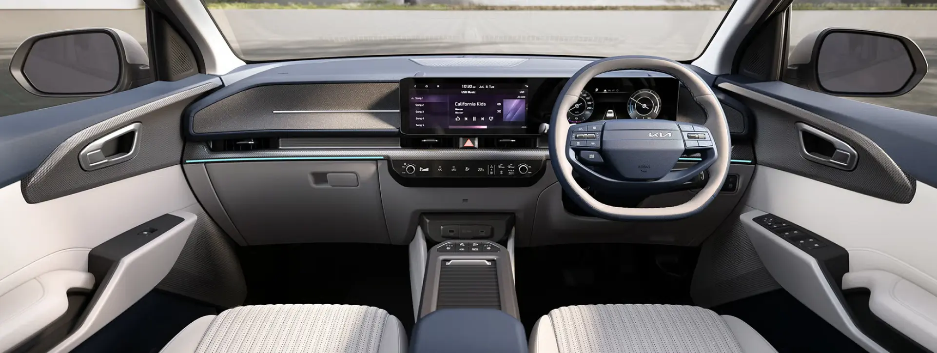 Kia Carens Clavis EV Dashboard