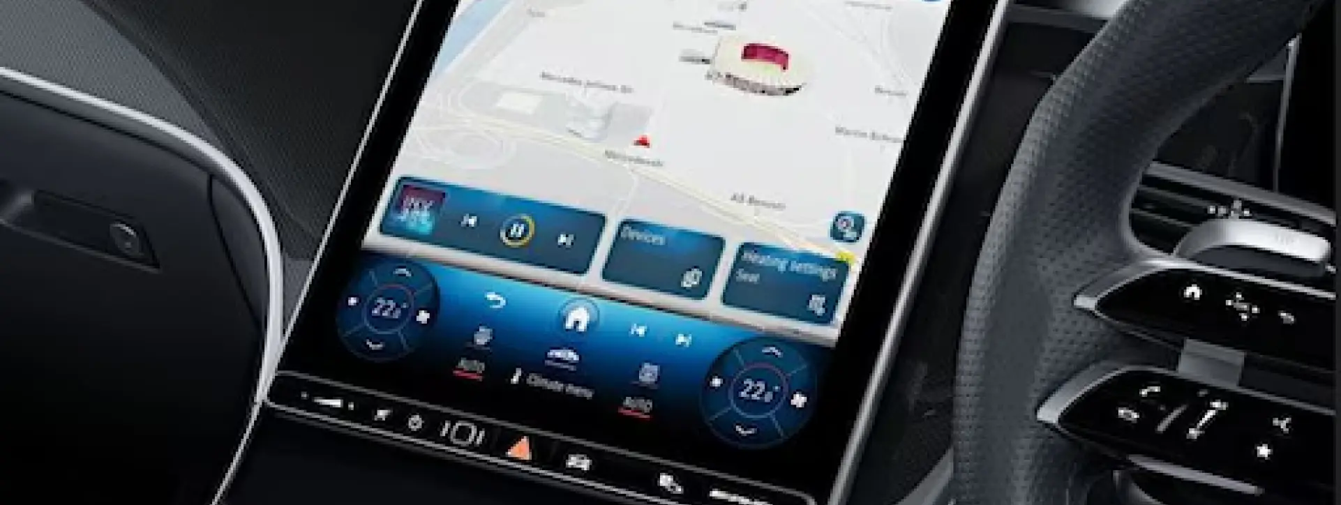 Mercedes-Benz AMG GLC 43 Coupe Infotainment System