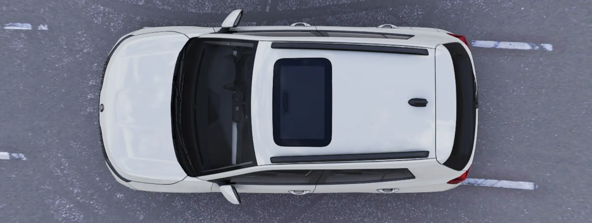 Skoda Kylaq Top View