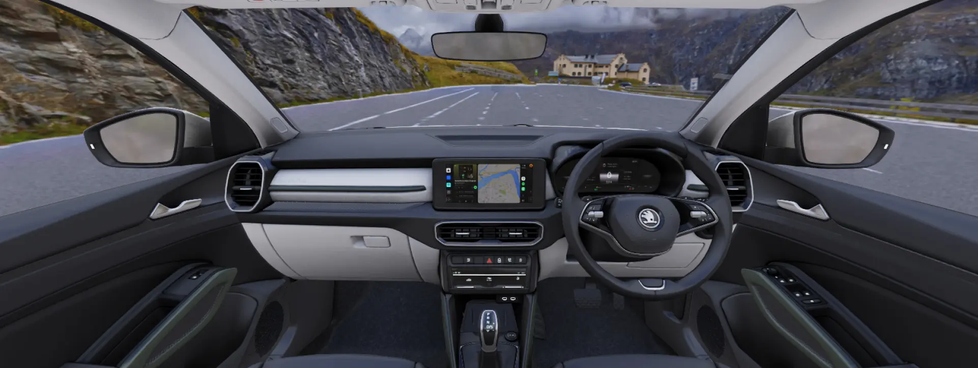 Skoda Kylaq Dashboard