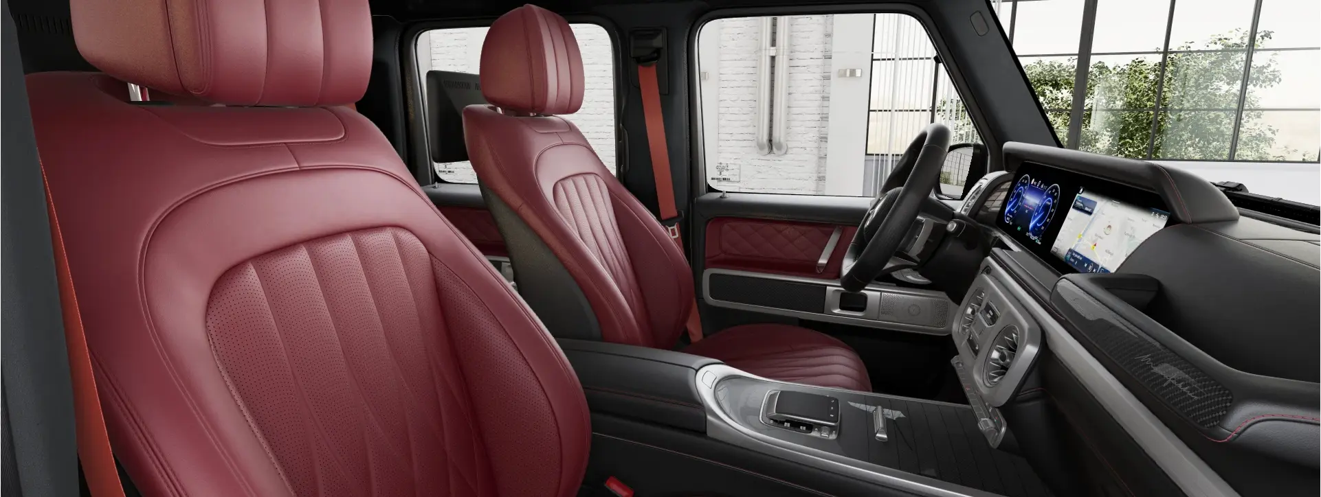 Mercedes-Benz G-Class Electric Passenger Cabin View