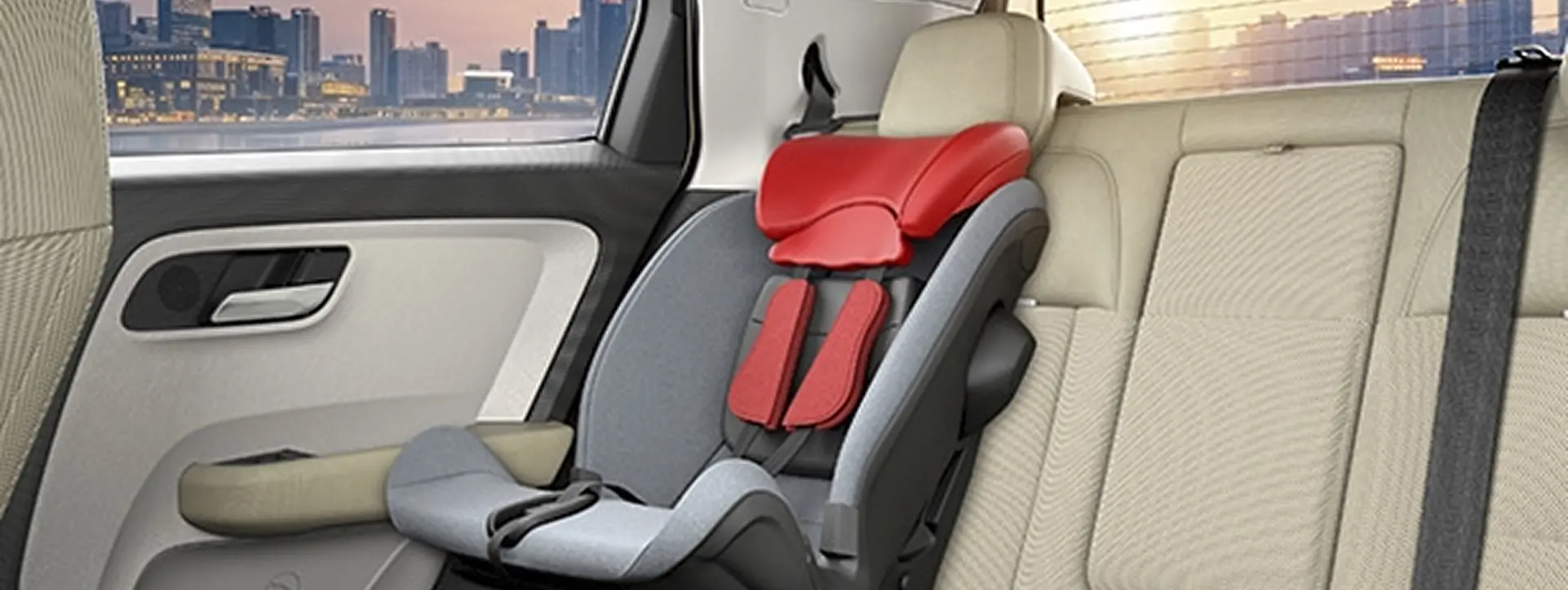 Tata Alroz Rear Seat with Child Seat